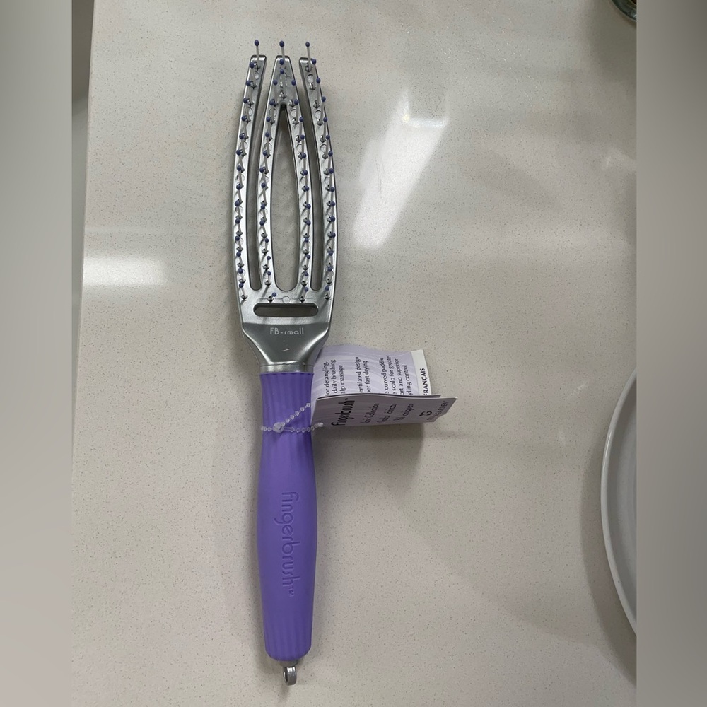 NWT Olivia Garden FingerBrush | FingerBrush Vented Hair Brush Small